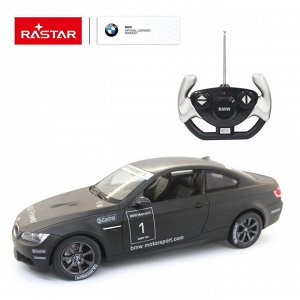 48000B Машинка на радиоуправлении RASTAR BMW M3, черный 1:14