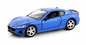 554989-BLU Машинка металлическая Uni-Fortune RMZ City 1:32 Maserati GranTurismo MC 2018 (цвет синий)