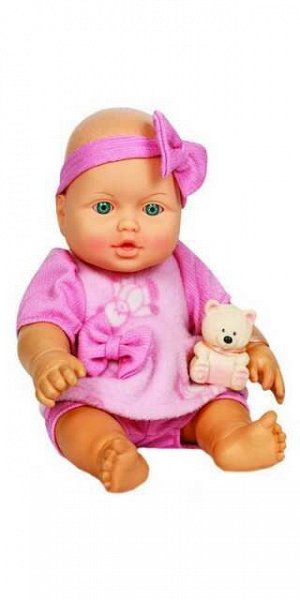 Кукла Малышка с мишуткой, 32,5 см14