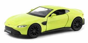 554044-YL Машинка металлическая Uni-Fortune RMZ City 1:32 Aston Martin Vantage 2018 (цвет желтый)