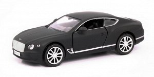 Машинка металлическая Uni-Fortune RMZ City 1:32 The Bentley Continental GT 2018 (цвет черный матовый)415