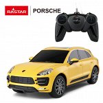 Машинка на радиоуправлении RASTAR Porsche Macan Turbo, желтый 1:24