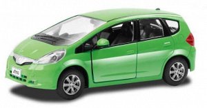 554012-GN Машинка металлическая Uni-Fortune RMZ City 1:32 Honda Jazz, инерционная, зеленая, 12,7 x 4,9 x 4,1см