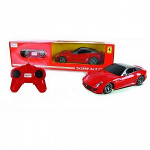 46400R Машинка на радиоуправлении RASTAR Ferrari 599 GTO, цвет красный, 1:24