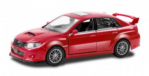 554009-RD Машинка металлическая Uni-Fortune RMZ City 1:32 SUBARU WRX STI инерционная, Цвет Красный