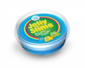 Слайм Master IQ Jelly Slime готовый синий с блестками44