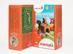Конструктор Построй и играй! Briсkmaster &quot;ИЗБУШКА&quot; из настоящих кирпичиков (37 деталей)