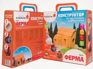 Конструктор Построй и играй! Briсkmaster "ФЕРМА" из настоящих кирпичиков (229 деталей)24