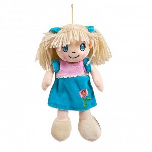 Кукла ABtoys Мягкое сердце, мягконабивная в голубом платье, 20 см335