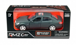 Машинка металлическая Uni-Fortune RMZ City 1:32 Mercedes Benz E63 AMG, инерционная, черный матовый цвет706