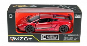 Машинка металлическая Uni-Fortune RMZ City 1:36 Lamborghini Gallardo LP570-4 Superleggera, инерционная, цвет красный металлик1