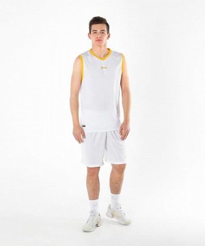Майка баскетбольная JBT-1020-014, белый/желтый