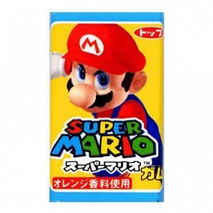 Жевательная резинка Top Seika Супер-Марио со вкусом апельсина 6г Япония