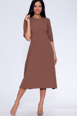 Платье 294 "Гольяно", коричневый