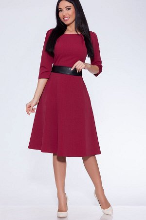 Платье 400 "Гольяно", светло-бордовый