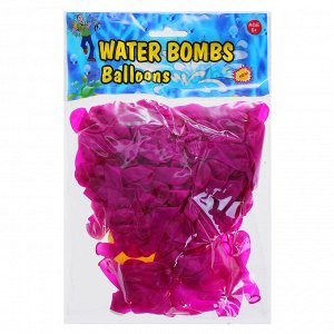 Набор «Водная бомба», 200 шт., насос, насадка, цвета МИКС