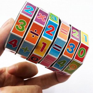 Математическая головоломка – развивающая игрушка цифровой кубик Рубика