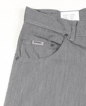 Джинсы Джинсы BAYRON 31004
Летние классические джинсы, прямого кроя с застежкой на молнию, изготовлены из облегченной ткани, прекрасно подходят для жаркой погоды. Фабричное производство, правильные ле