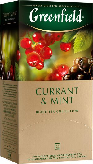 Чай Гринфилд Currant & Mint 25пак