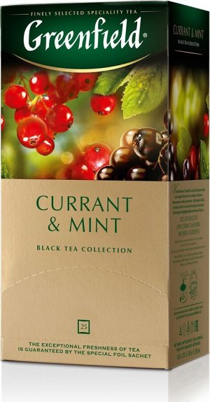 Чай Гринфилд Currant & Mint 25пак