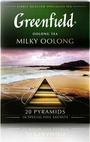 Greenfield Чай Гринфилд пирам. Milky Oolong green tea