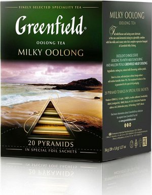 Greenfield Чай Гринфилд пирам. Milky Oolong green tea