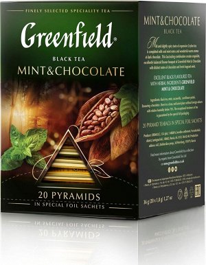 Greenfield Чай Гринфилд пирам. Mint and chocolat