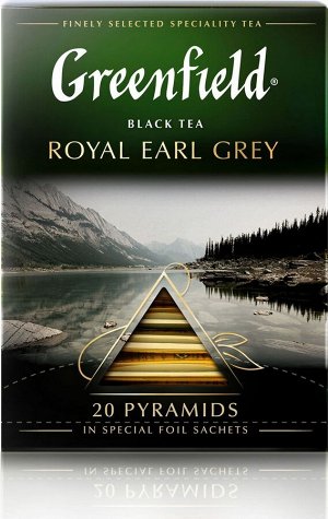 Чай Гринфилд пирам. Royal Earl grey black tea