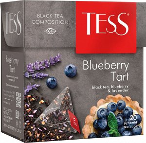 TESS Чай Тесс пирамида Blueberry Tart tea 1,8г*20