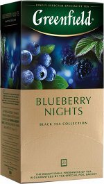 Чай Гринфилд Blueberry  Nights 25пак