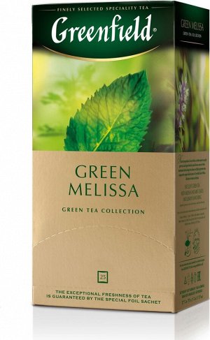 Чай Гринфилд Green Melissa1,5г 25пак