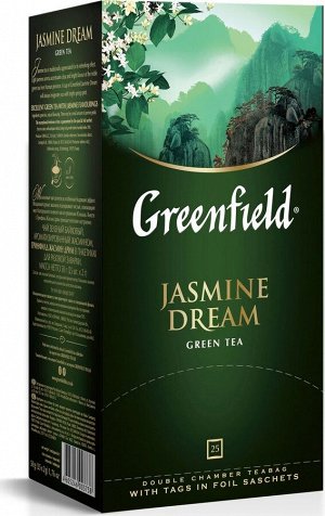 Greenfield Чай Гринфилд Jasmine Dream green tea 25пак