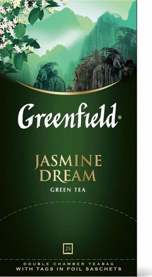 Greenfield Чай Гринфилд Jasmine Dream green tea 25пак