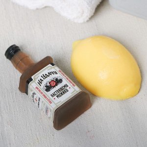 Набор "Настоящему мужику" мыло виски, мыло лимон