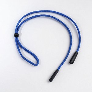 Шнурок для очков "Верёвка" цельная, цвет голубой F79149