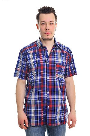 Рубашка Рубашка мужская шотландка, хлопок 100% плотность 120г/м2, длинный рукав. Размеры от 46 до 60. ГОСТ 30327-95. Минимальный заказ - 10 ед.