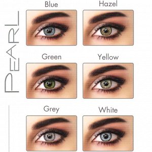 Перекрывающие цветные контактные линзы Adore Pearl Grey +5.5 ВС 8.6 (2 линзы)