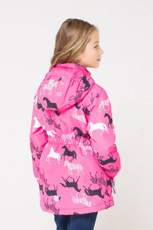 Куртка(Весна-Лето)+girls (неоново-розовый, зебры)