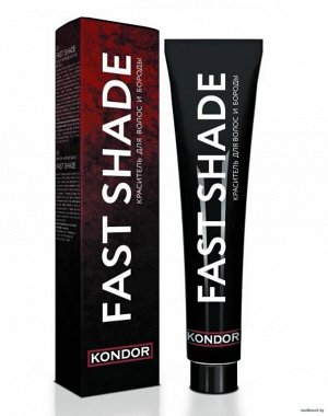 KONDOR «FAST SHADE» Краситель для волос и бороды, тон 2 - чёрный 60мл