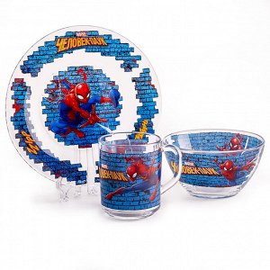 Набор посуды 3 предмета детский КРС-932 "Человек-паук"