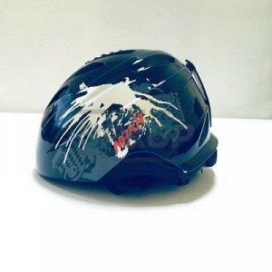 Шлем горнолыжный Naxa чёрно-серо-красн