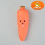 Игрушка пищащая &quot;Морковка&quot; для собак, 12 см