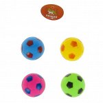 Игрушка пищащая &quot;Мяч Футбол&quot;, 6,2 см, микс