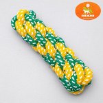 Игрушка канатная плетеная до 45 г, до 14 см, микс цветов