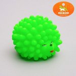 Игрушка резиновая пищащая &quot;Ёжик&quot; малый для собак, 6,5 см, микс цветов