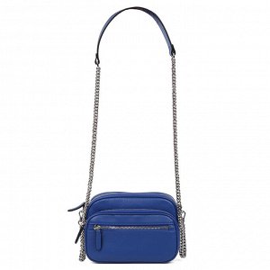Кросс-боди сумка кожаная FABRETTI 16414C1-886-blue