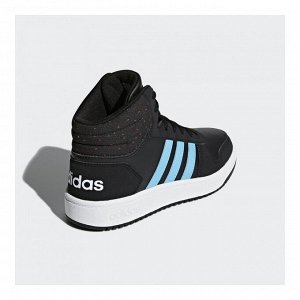 Кроссовки детские Модель: HOOPS MID 2.0 K CBLACK/BRCYAN/FTWWHT Бренд: Adi*das