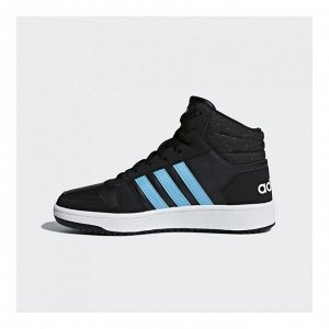 Кроссовки детские Модель: HOOPS MID 2.0 K CBLACK/BRCYAN/FTWWHT Бренд: Adi*das