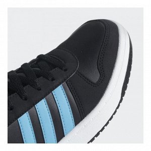 Кроссовки детские Модель: HOOPS MID 2.0 K CBLACK/BRCYAN/FTWWHT Бренд: Adi*das