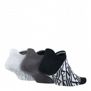 Носки Модель: Women&#039;s Ni*ke Dri-FIT Cushion Graphic No-Show Training Socks (3 Pair) Бренд: Ni*ke